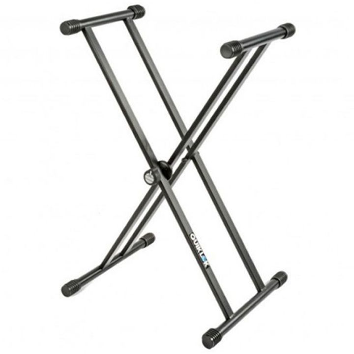 quiklok-t20-bk-t-rex-double-braced-single-tier-keyboard-stand-klavishis-sadgami