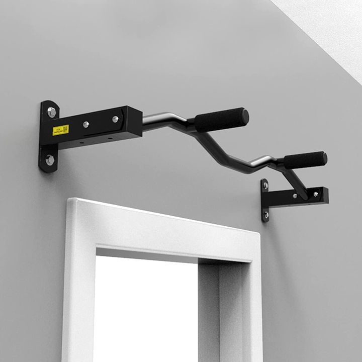 wall-mounted-pull-up-bar-adjustable-from-70-to-100-cm-for-mounting-between-doors-training-pull-up-bar-axle-photo-2