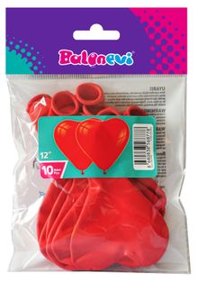 Product image of BALONEVI გულის ბუშტი 30 სმ 10ც