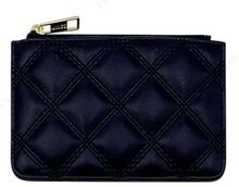 Product image of MINISO Womens Diamond Pattern Quilted Top Zip Coin Purse ხურდის საფულე