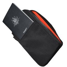Product image of Alpaka Zip Travel Wallet Black Axoflux 210D საფულე