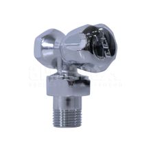 Product image of რადიატორის ვინტილი კუთხური ხრომირებული 1/2” ECA