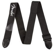Product image of Fender 2" Black Poly Strap w/ White Logo გიტარის ქამარი
