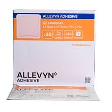 Product image of ALLEVYN ADHESIVE 17.5X17.5 სმ-საფენი ინფიცირებული და გამონადენიანი ჭრილობებისთვის