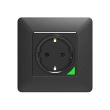 Product image of Moes WK-Y-EU-BK-MS Wi-fi ჭკვიანი როზეტი შავი