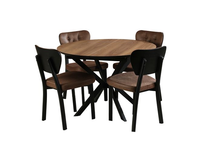 comfort-room-turquli-gasashleli-magida-110sm-diametri-da-4-skami