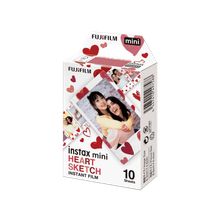 Product image of Instax Mini Film Heart Sketch ფირი 10ც