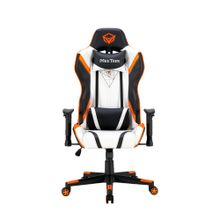 Product image of MeeTion CHR15 Gaming Chair Black+White+Orange Gaming სავარძელი