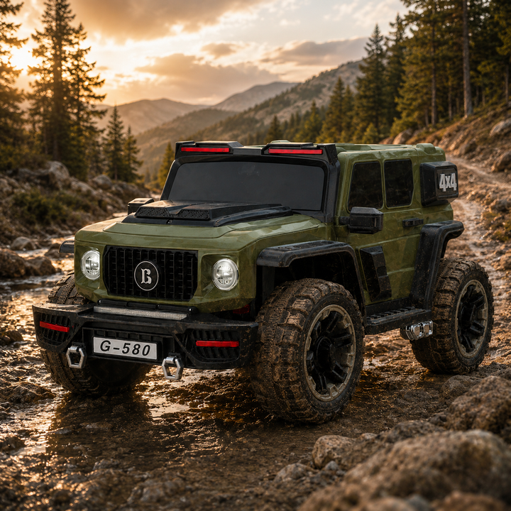 sabavshvo-eleqtro-manqana-mercedes-g-580-green-44-12v-photo-3