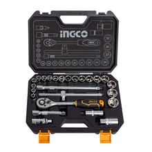 Product image of INGCO ქანჩის სახსნელი თავაკების ნაკრები 