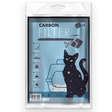 Product image of M-PETS 3ც უნივერსალური ნახშირის ფილტრი კატის ტუალეტებისთვის