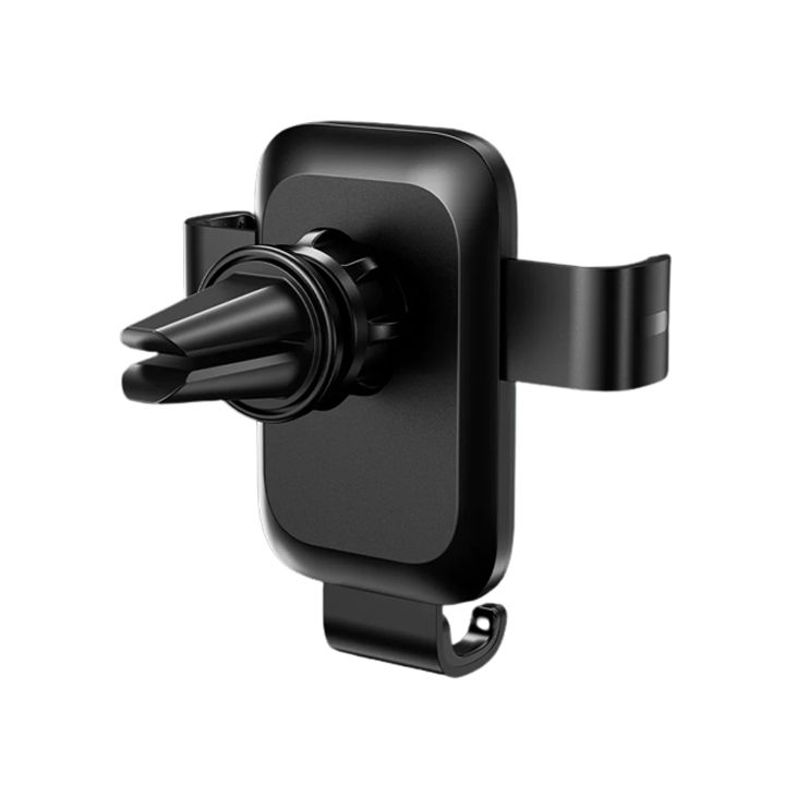 vention-kctb0-auto-clamping-car-phone-mount-with-duckbill-clip-black-square-fashion-type-photo-2