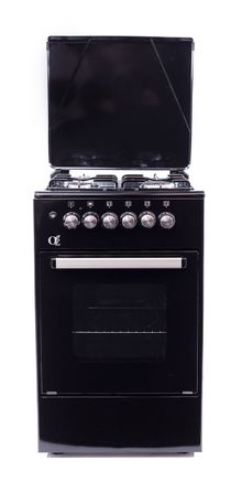 Product image of Gas Cooker/ Oz/ Oz OE 5040 BL / OSE50X50B4 Coocker, 4Gas, Oven-Electric, 50x50x85, Black, Top metal