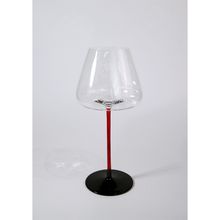 Product image of Nisse 28x6.1x8.5სმ 2ც ღვინის ჭიქა წითელი ფეხით