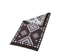 Product image of ხალიჩა -  GEOMETRIC ACRYLIC FRINGED RUG 80X150 CM LIGHT BROWN