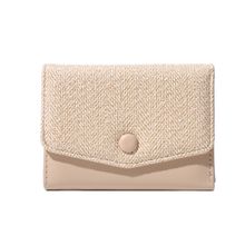 Product image of Woven Texture Series Small Tri-Fold Womens Wallet ქალის საფულე
