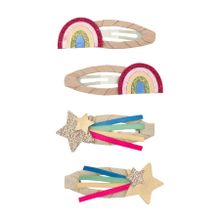 Product image of Mimi & Lula დისკო ცისარტყელაზე თმის სამაგრები 4ც