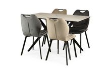Product image of COMFORT ROOM გრანიტის მაგიდა თეთრი 120*70-ზე + 4 სკამი