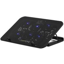 Product image of 2E GAMING Laptop stand CPG-001, up to 14", 1xUSB-A, Blue LED, black