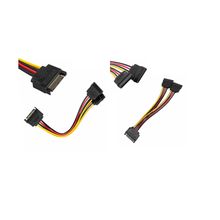Product image of kingda KDSATA0201 SATA Power Split Cable Male to Dual Female Hard Drive 15pin კვების გადამყვანი