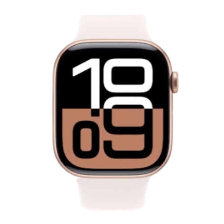 apple-watch-series-10-gps-42mm-rose-gold-aluminum-case-with-light-blush-sport-band-sm-smart-saati-photo-2
