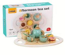 Product image of საბავშვო სათამაშო ხის ჩაის ჭიქების ნაკრები