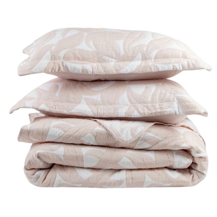 manamo-leaves-jacquard-bedspread-set-satsolis-gadasafarebeli