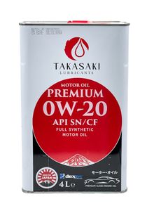 Product image of TAKASAKI 0W-20 ძრავის ზეთი 4 ლ