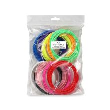 Product image of 3D კალმის სახარჯი მასალა, 10 ფერი X 5 მეტრი, PCL