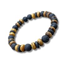 Product image of PIETRA ვეფხვის თვალი და ლავის ქვის სამაჯური