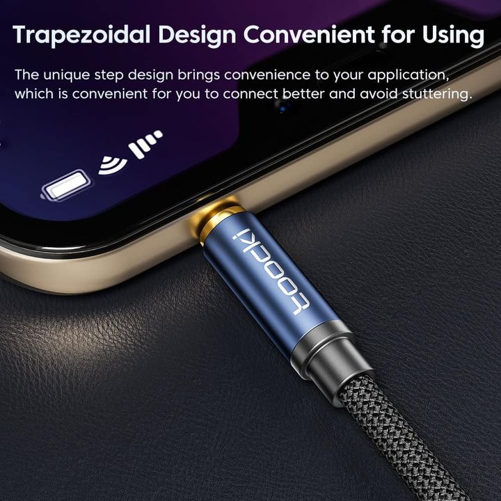 toocki-stereo-cable-cord-35mm-male-to-male-aux-audio-cable-05m-grey-typx1-mdc0g-photo-2