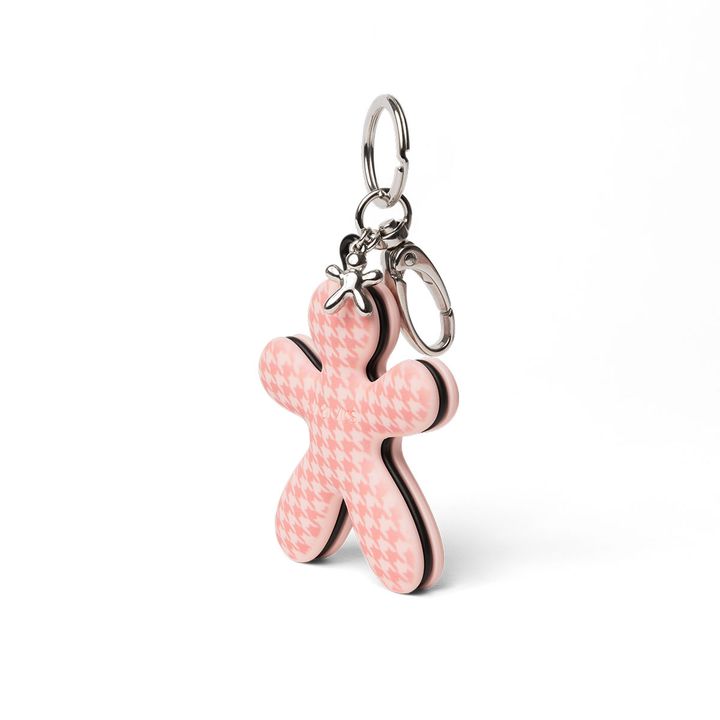 keyholder-miss-kelli-pink-pied-de-poule-peach-rose