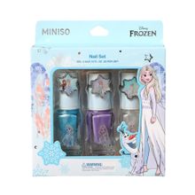 Product image of MINISO Disney Frozen Collection Kids Nail Polish & Ring Set საბავშვო ფრჩხილის ლაქი და ბეჭდები