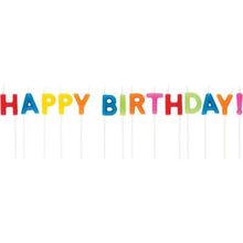 Product image of სანთელი ჩხირებზე მბზინავი Happy BDAY