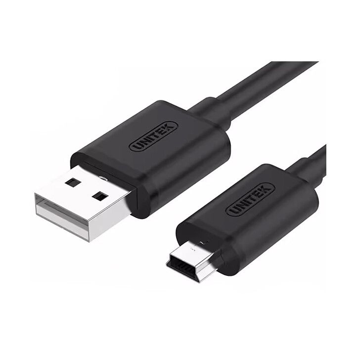 unitek-y-c432ebk-usb-to-mini-usb-15m-gadamqvani-kabeli