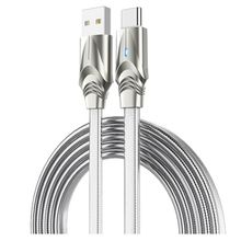 Product image of BOROFONE BU12 Synergy charging data cable for Lightning silver