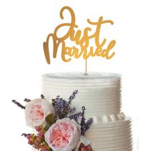 Product image of ნამცხვრის დეკორაცია "Just Married"