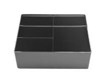 Product image of სათავსო ყუთი/Black & White Collection Multi-Compartment Storage Box(Black)