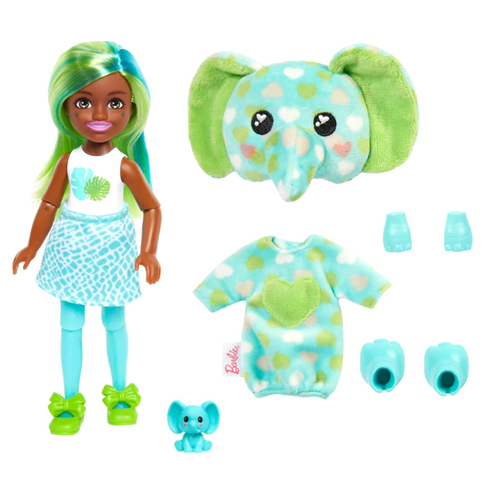 mattel-barbie-chelsea-cutie-reveal-jungle-series-doll-aa-tojina-aqsesuarebit-photo-3