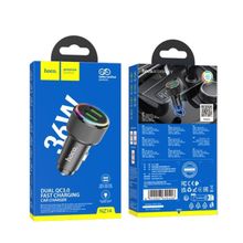Product image of Car Charger/ Hoco NZ14 Guerrero 36W USB dual-port car charger black