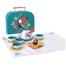 Product image of Hape Tea Time Playset - სათამაშო ჩაი და ნამცხვრები, 15 ცალი