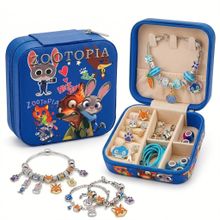 Product image of Zootopia Jewelry Box & DIY Bracelets Set საბავშვო სამკაულების ნაკრები და ორგანაიზერი "ზოოტოპია"