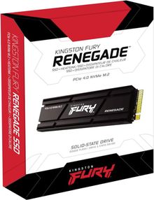 Product image of PC Components/ SSD/ Kingston Fury Renegade 500GB PCIe Gen 4.0 NVMe M.2 Internal Gaming SSD with Heat Sink  SFYRSK/500G