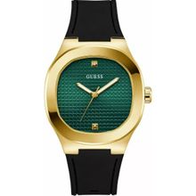 Product image of GUESS Mens Black Gold Tone Analog Watch საათი