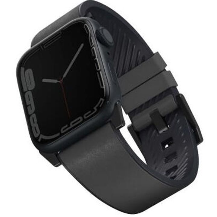 uniq-straden-waterproof-leather-hybrid-apple-watch-strap-smart-saatis-samajuri