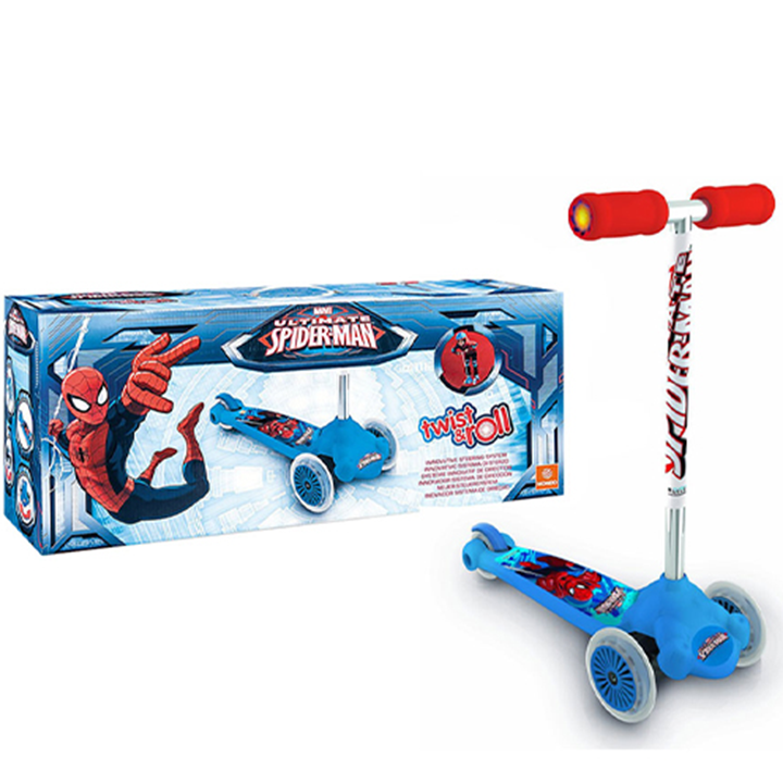 mondo-scooter-spiderman-twist-roll-3-wheel-skuteri-photo-2
