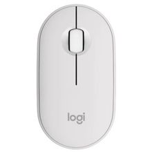 Product image of Mouse/ LOGITECH Pebble Mouse 2 M350s - TONAL WHITE - BT - EMEA-808 - DONGLELESS