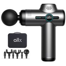 Product image of ელექტრო მასაჟორი ALLX AXM-324G, 18W, 3200Rpm, Mini Massage Gun, Gray