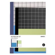 Product image of Black & White Collection 2.0 A5 & B5 Stitch-bound Book Set ბლოკნოტი