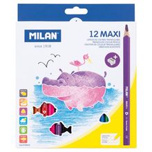 Product image of MILAN MAXI ფერადი ფანქრები + სათლელი